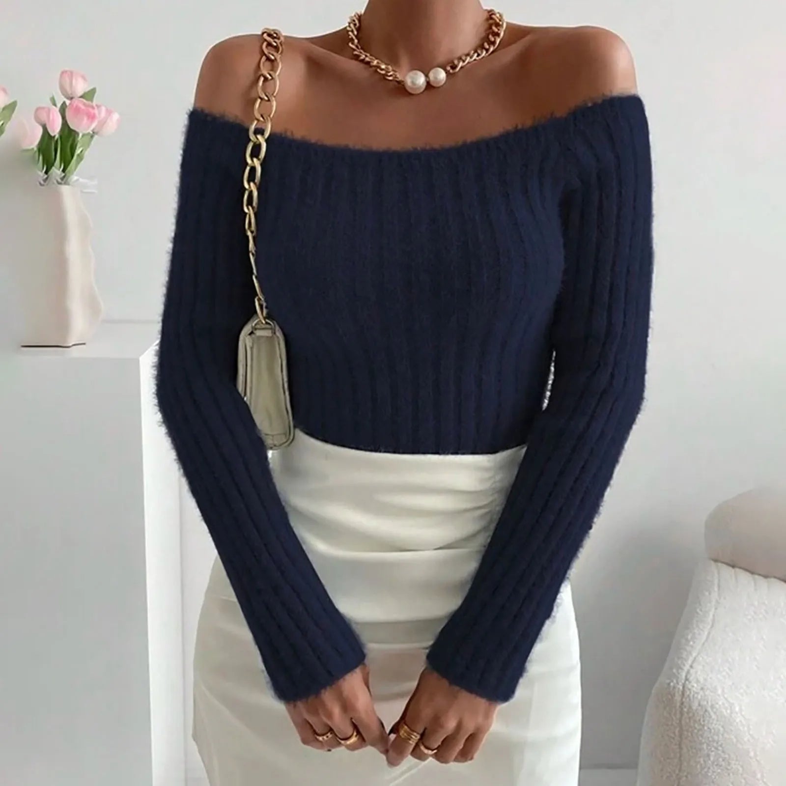 MIDNIGHT ELEGANCE TOP