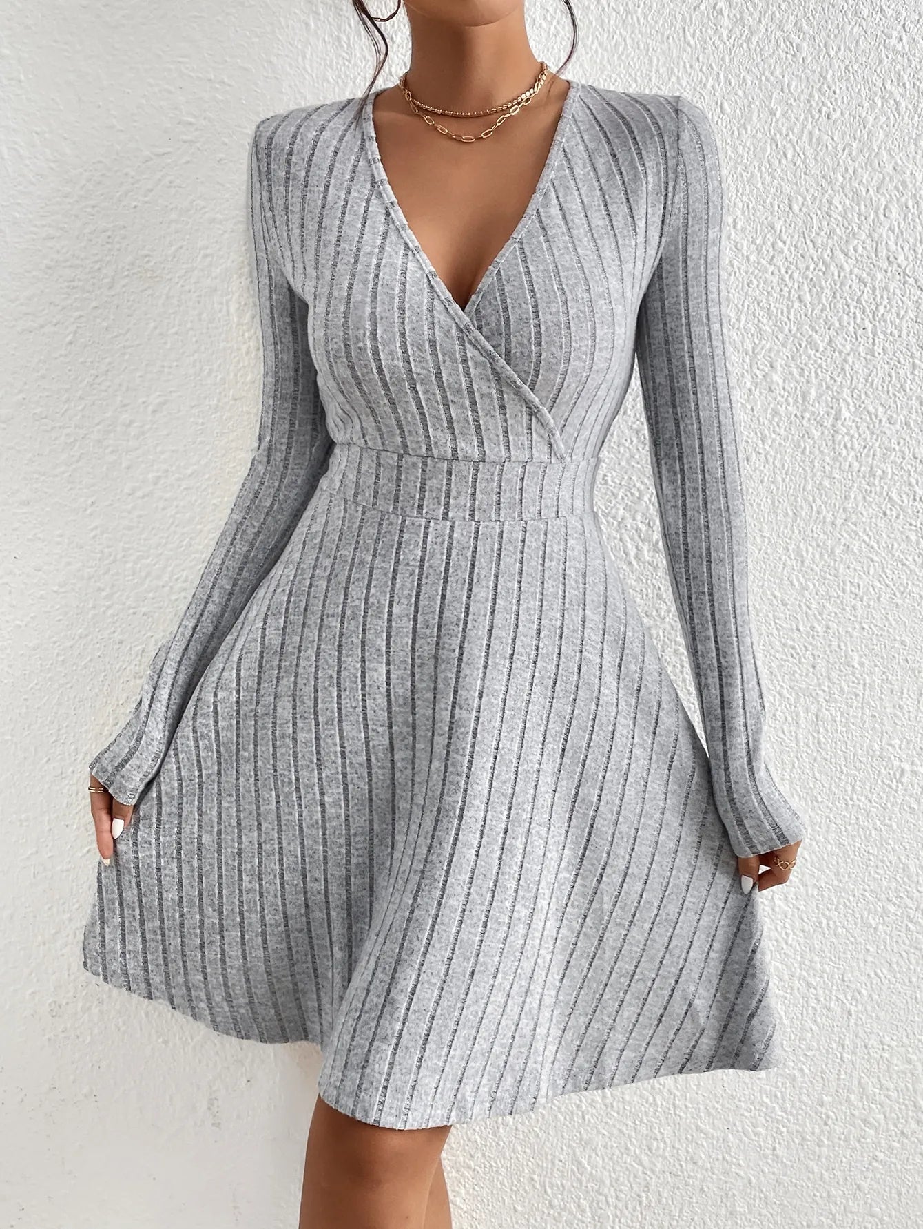 GRAY ELEGANCE DRESS